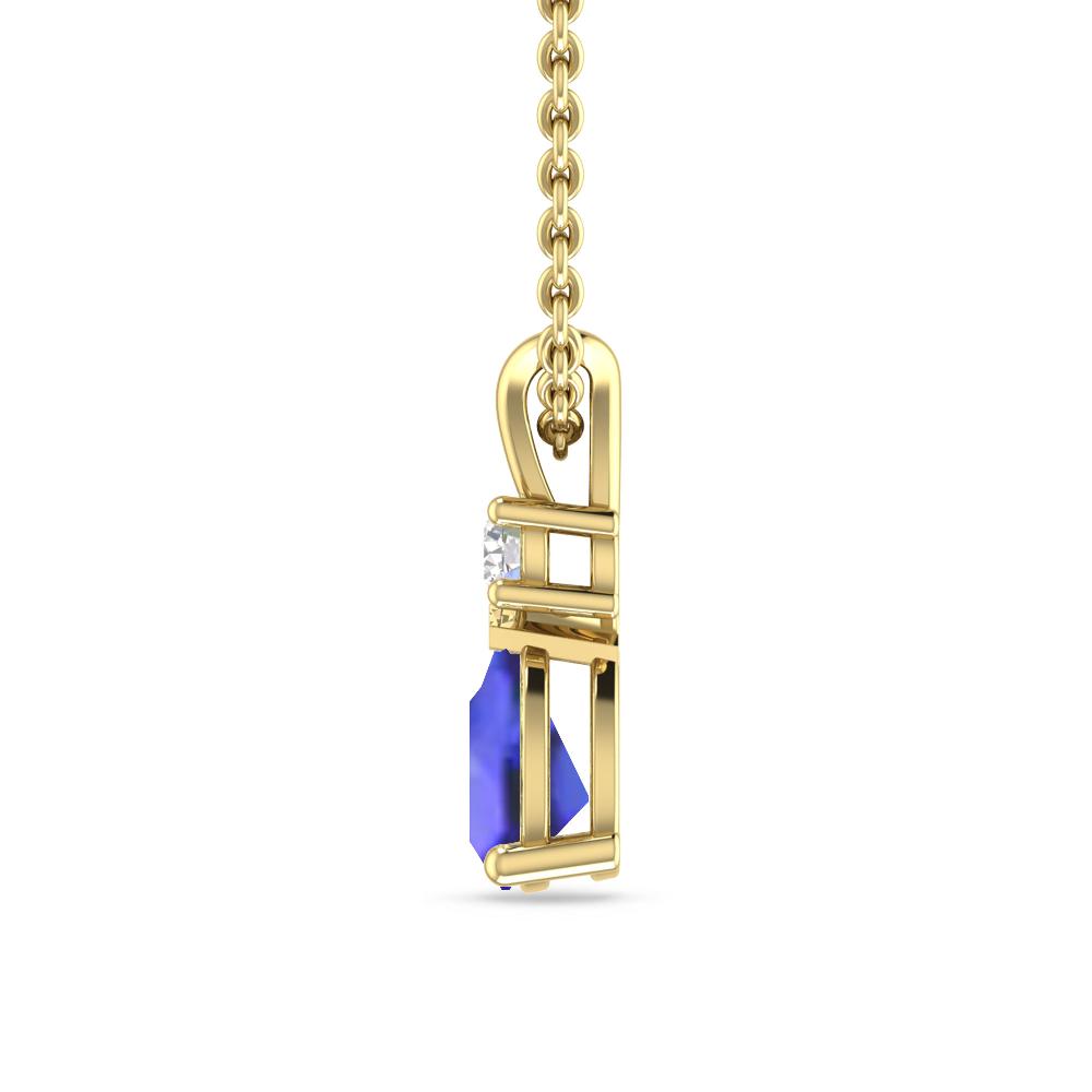 Yellow Gold - Tanzanite