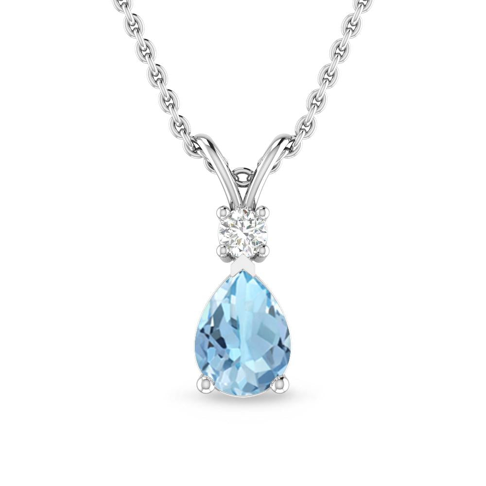 White Gold - Aquamarine