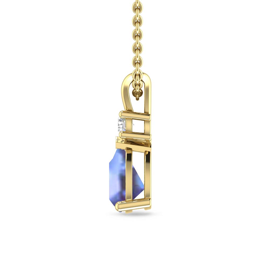 Yellow Gold - Tanzanite
