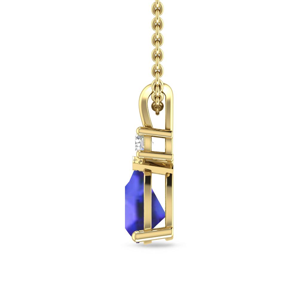 Yellow Gold - Tanzanite