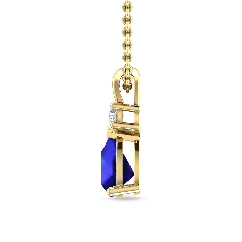 Yellow Gold - Tanzanite