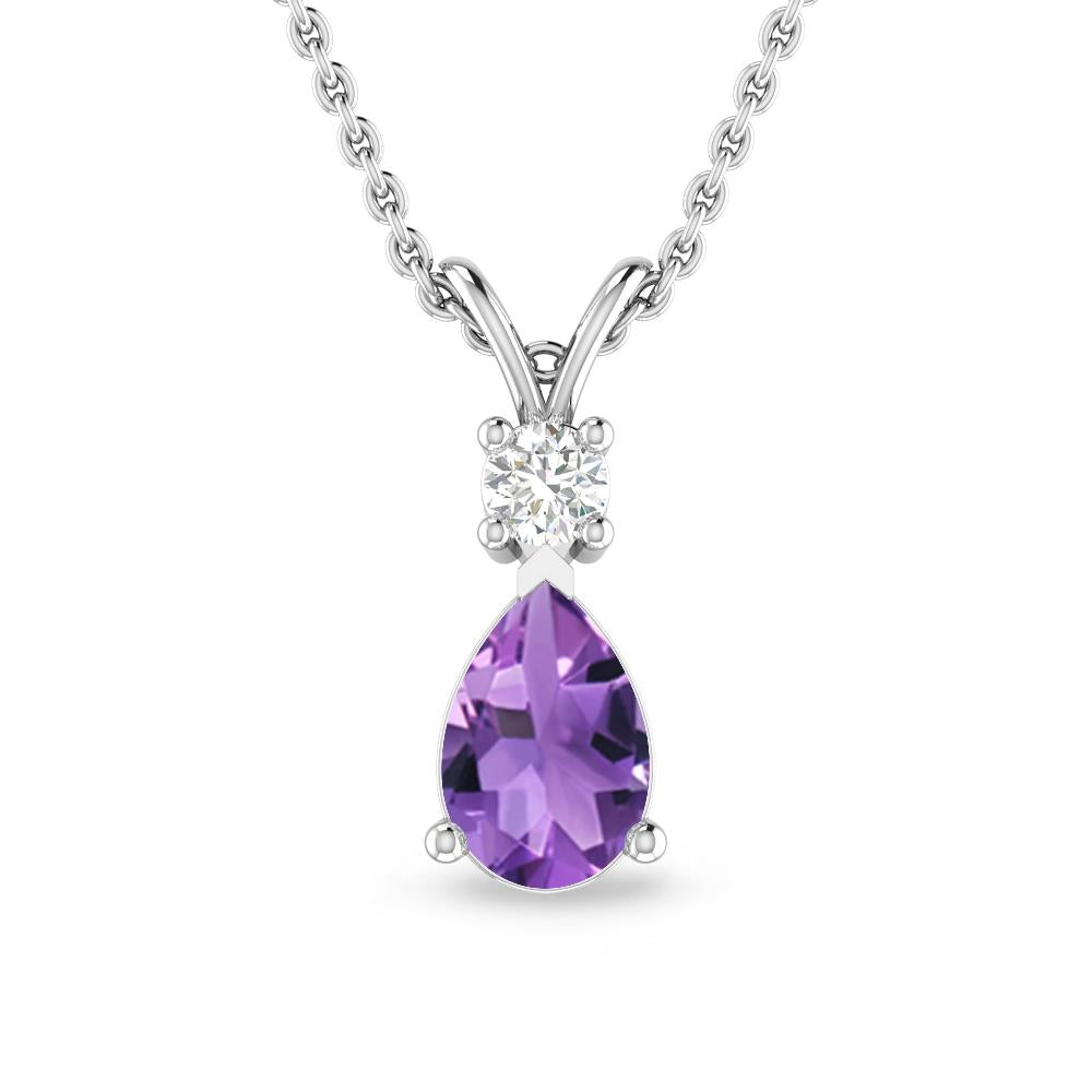 White Gold - Amethyst