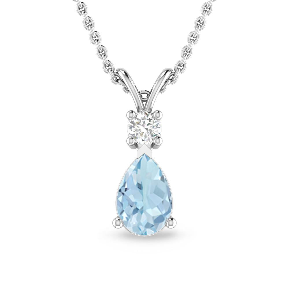 White Gold - Aquamarine