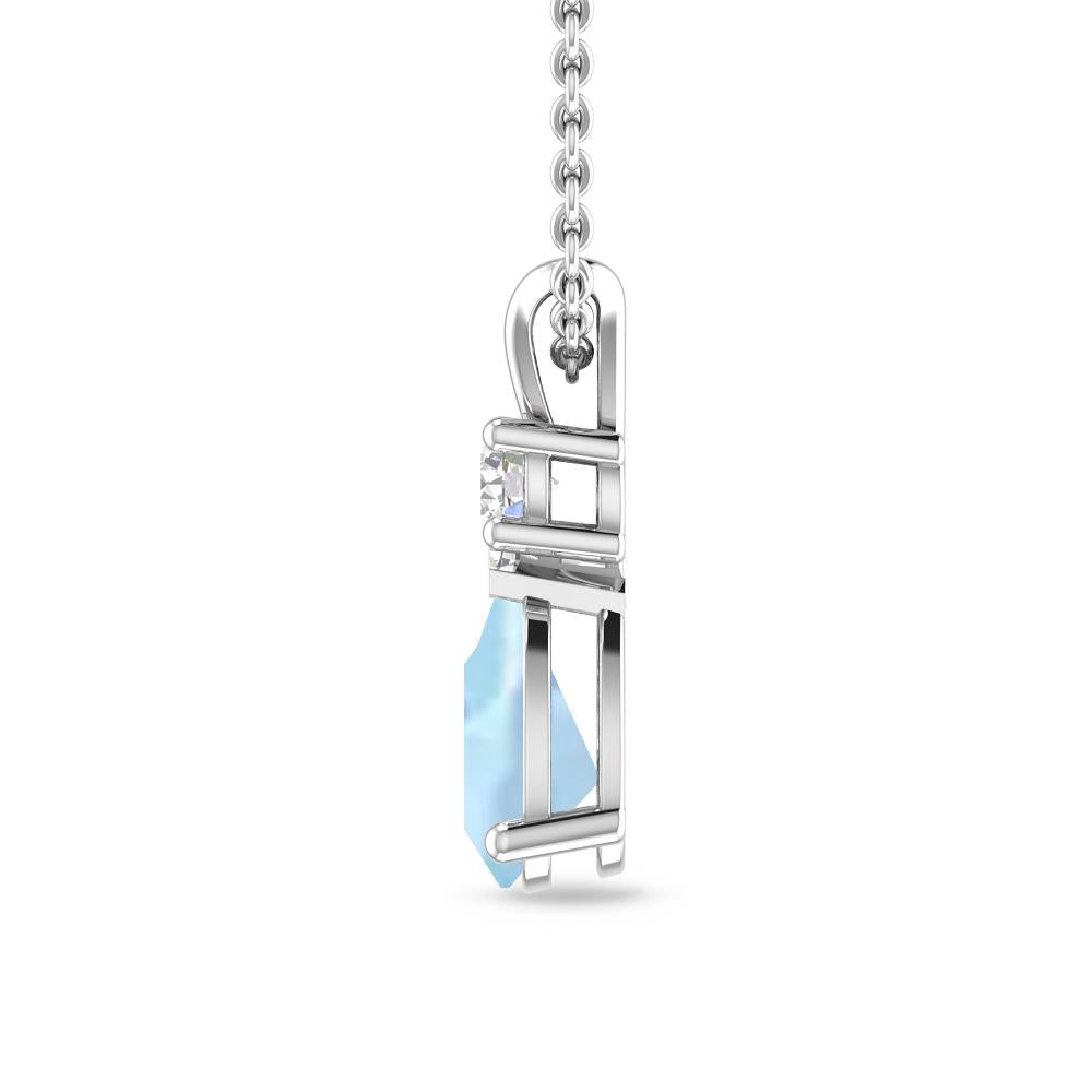 White Gold - Aquamarine