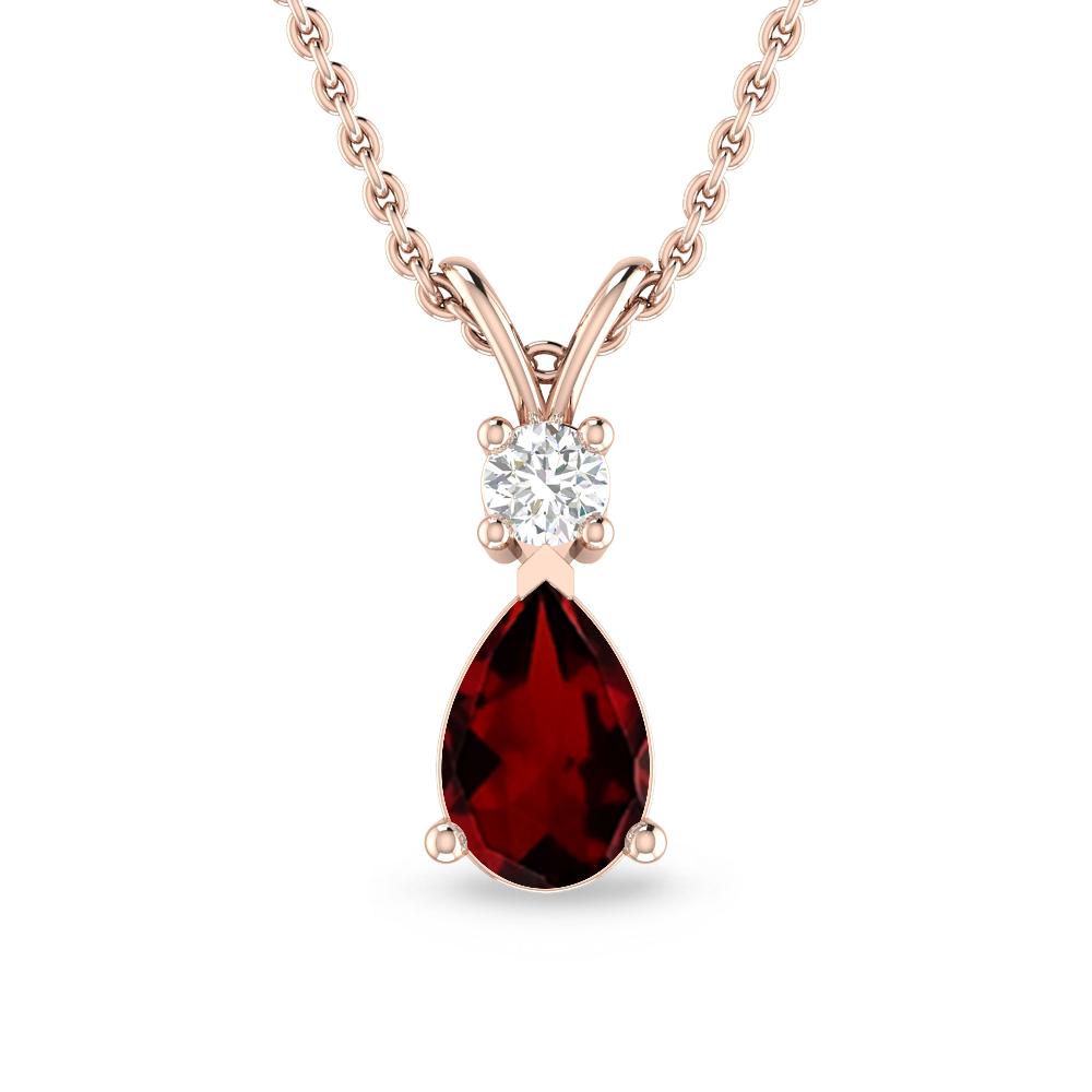 Rose Gold - Garnet