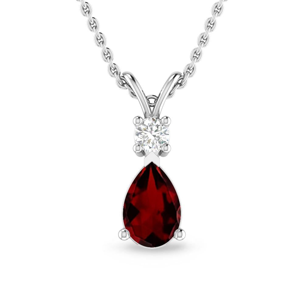 White Gold - Garnet