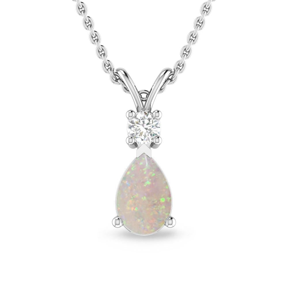 White Gold - Opal
