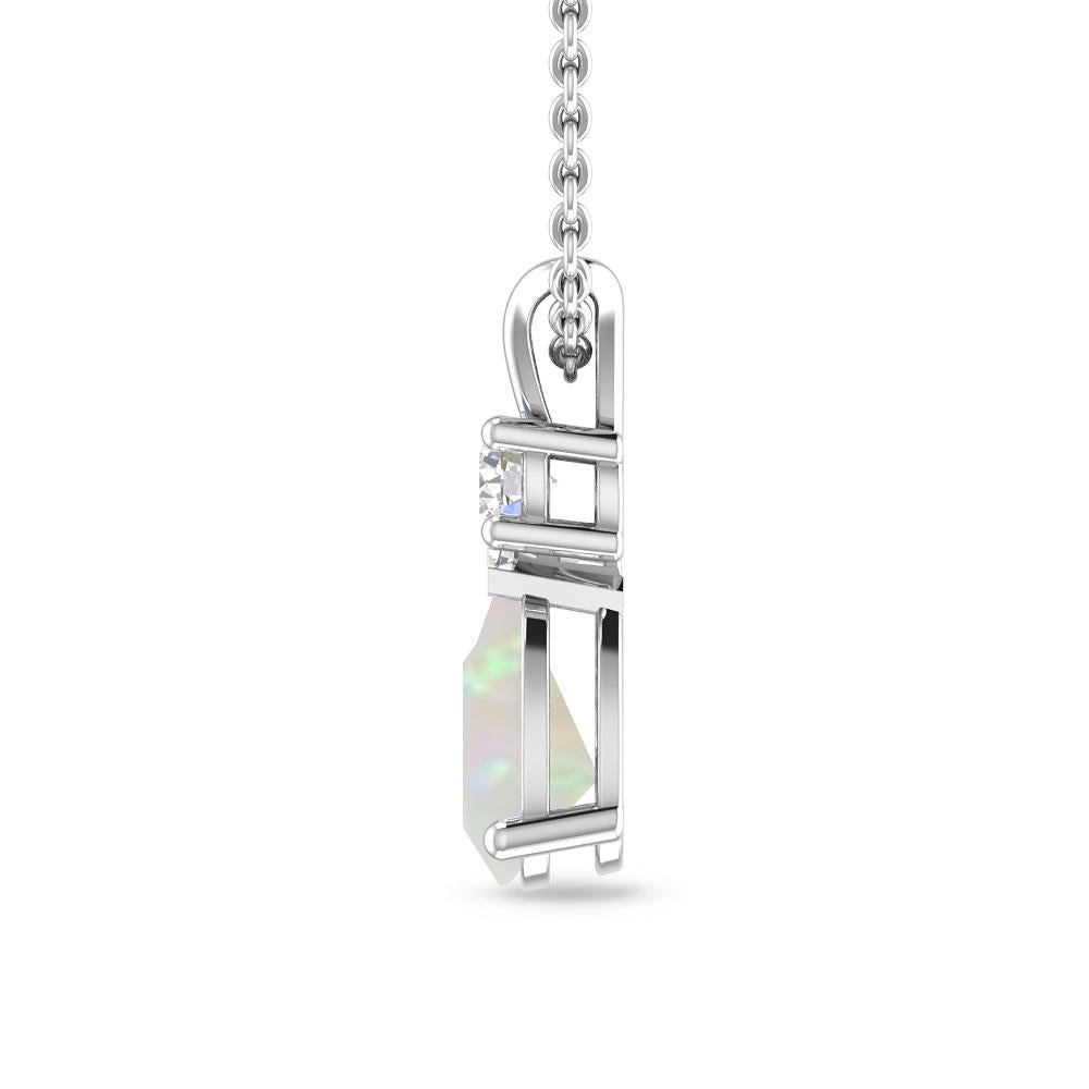 White Gold - Opal