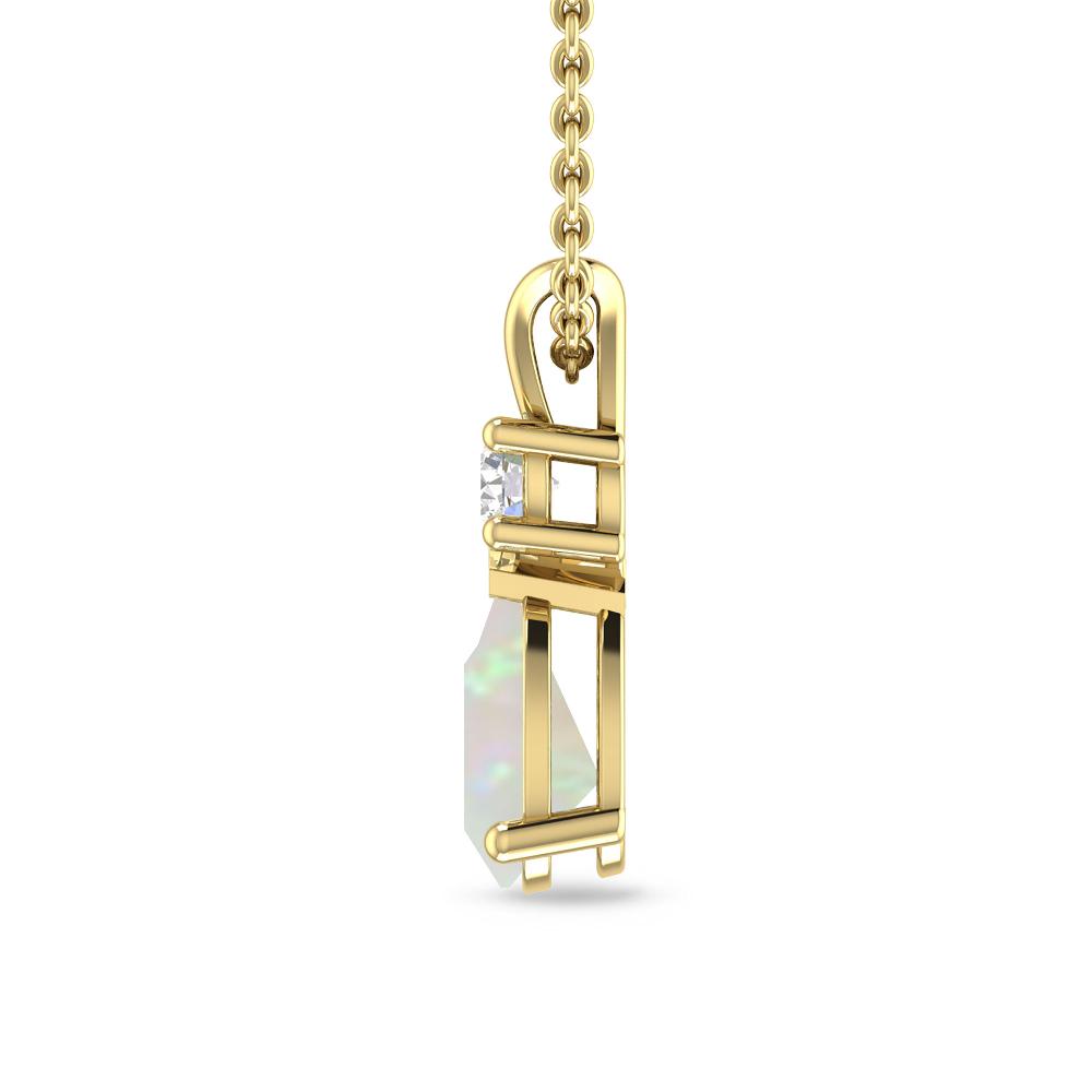 Yellow Gold - Opal