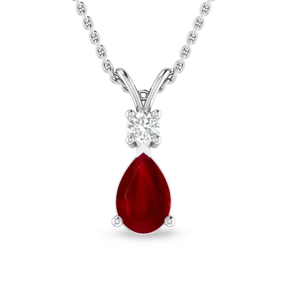 White Gold - Ruby