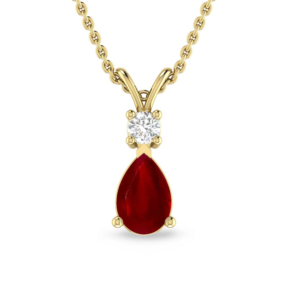 Yellow Gold - Ruby