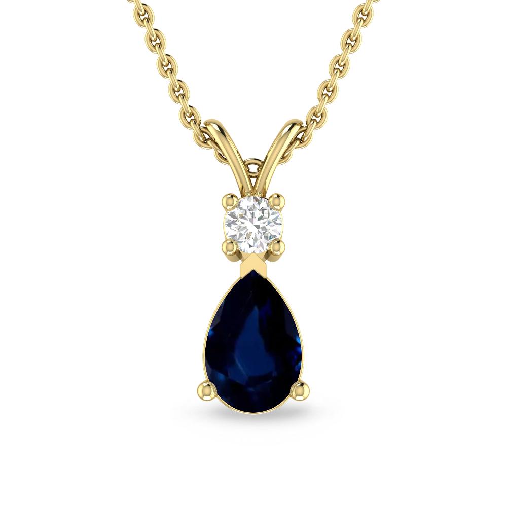 Yellow Gold - Sapphire