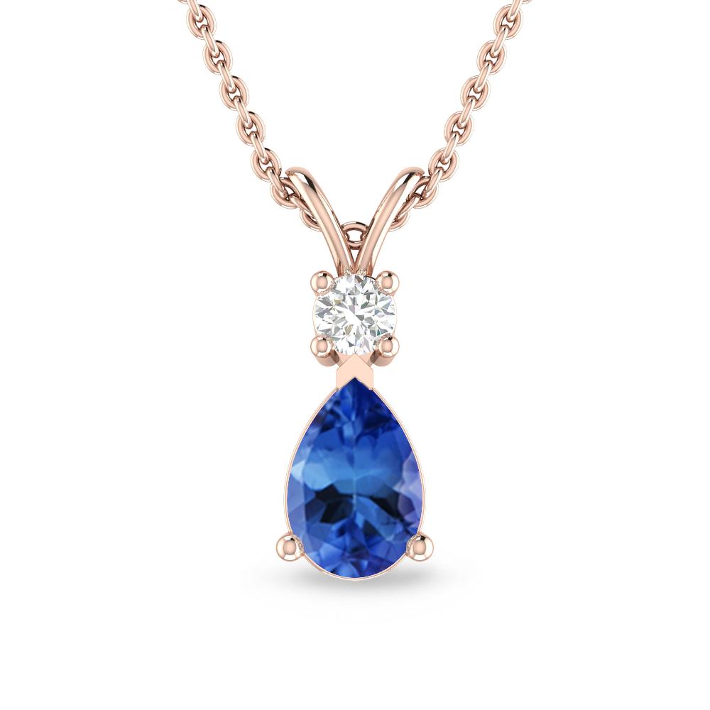 Rose Gold - Tanzanite