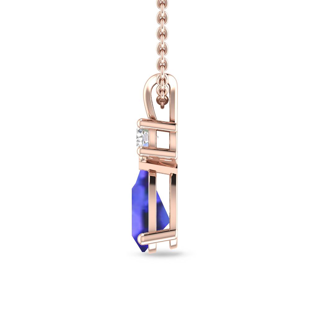 Rose Gold - Tanzanite
