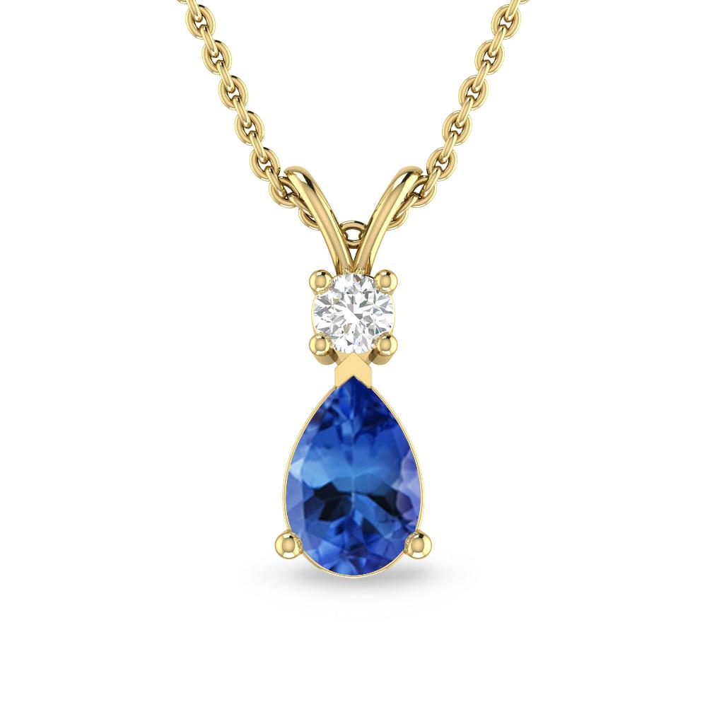 Yellow Gold - Tanzanite