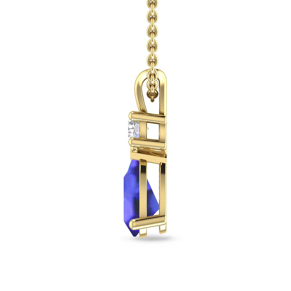 Yellow Gold - Tanzanite