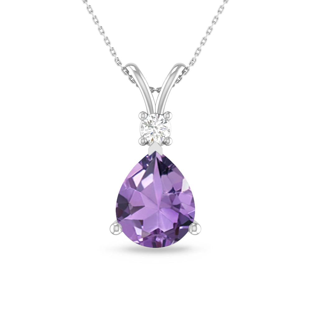 White Gold - Amethyst