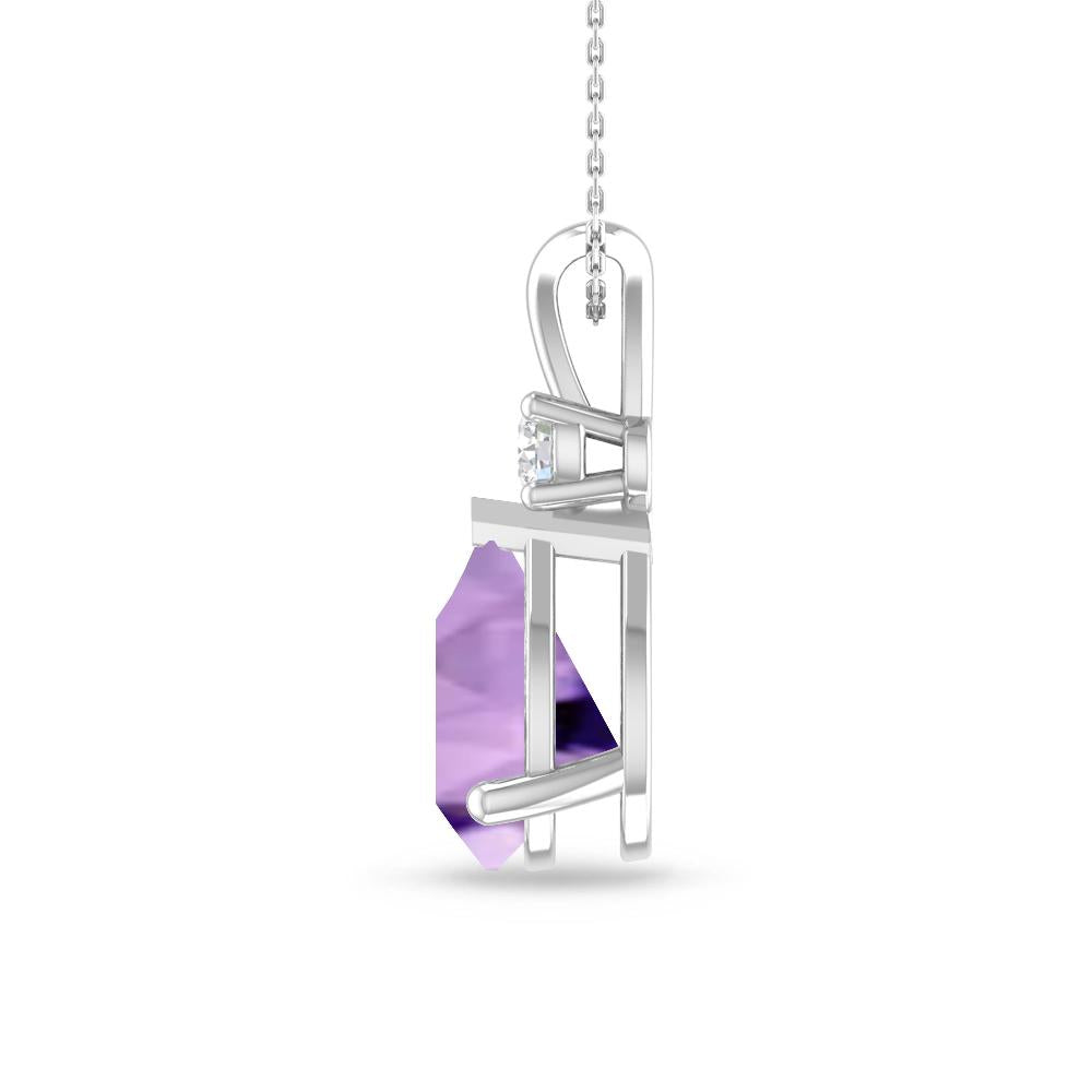 White Gold - Amethyst