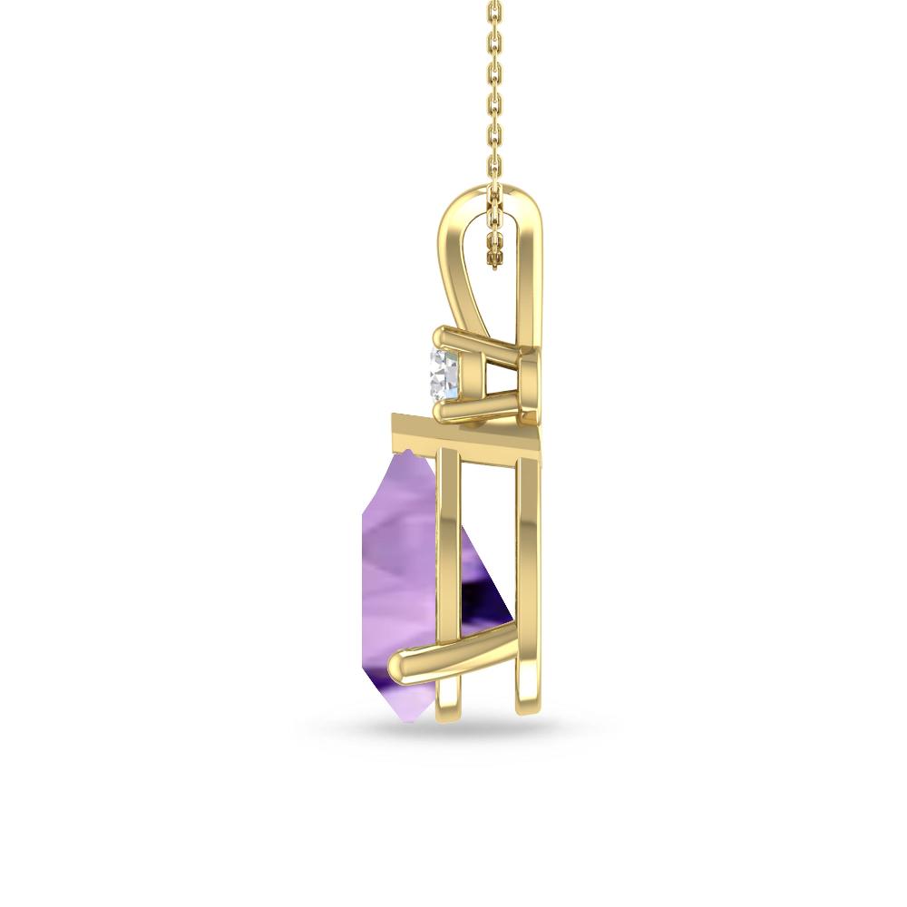 Yellow Gold - Amethyst