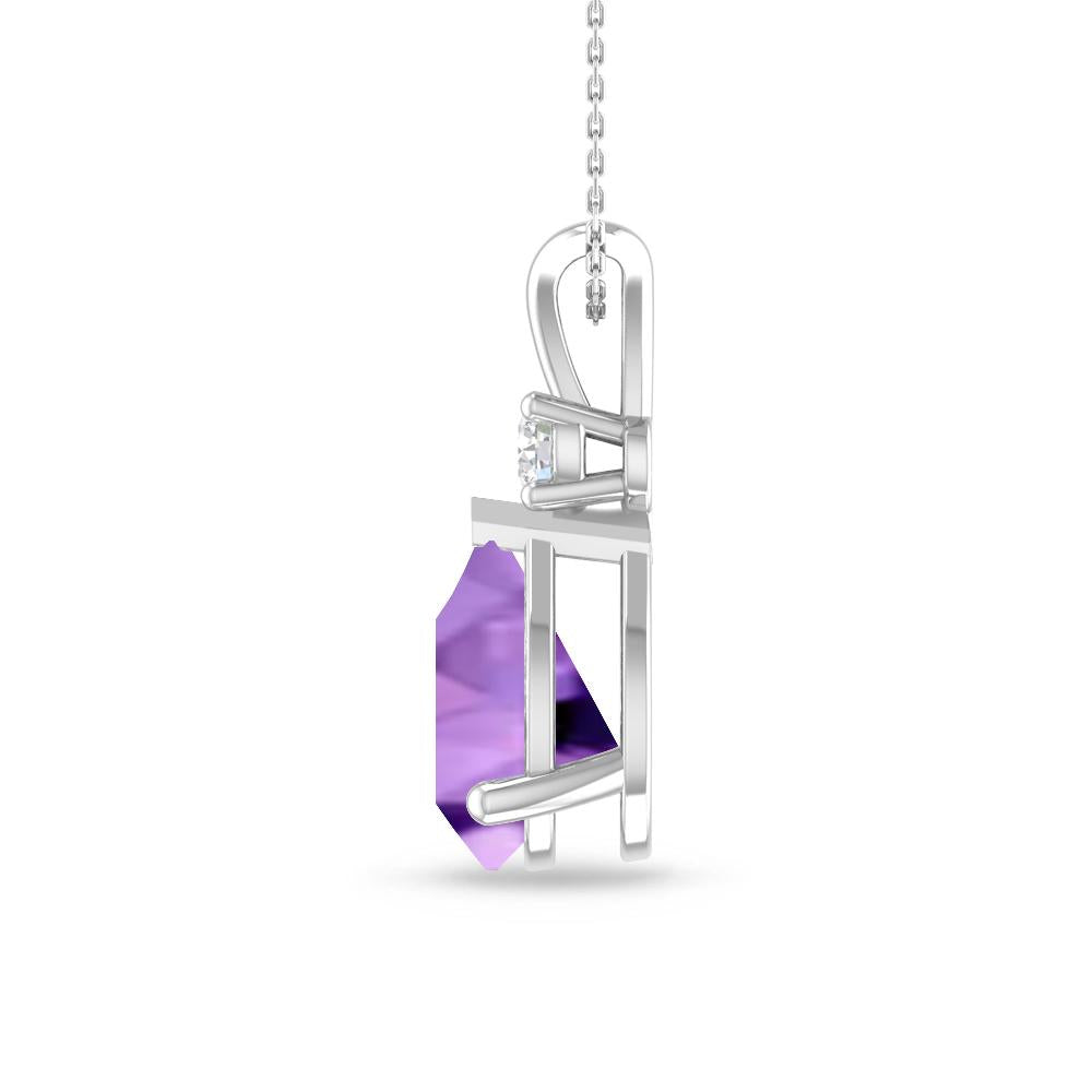 White Gold - Amethyst