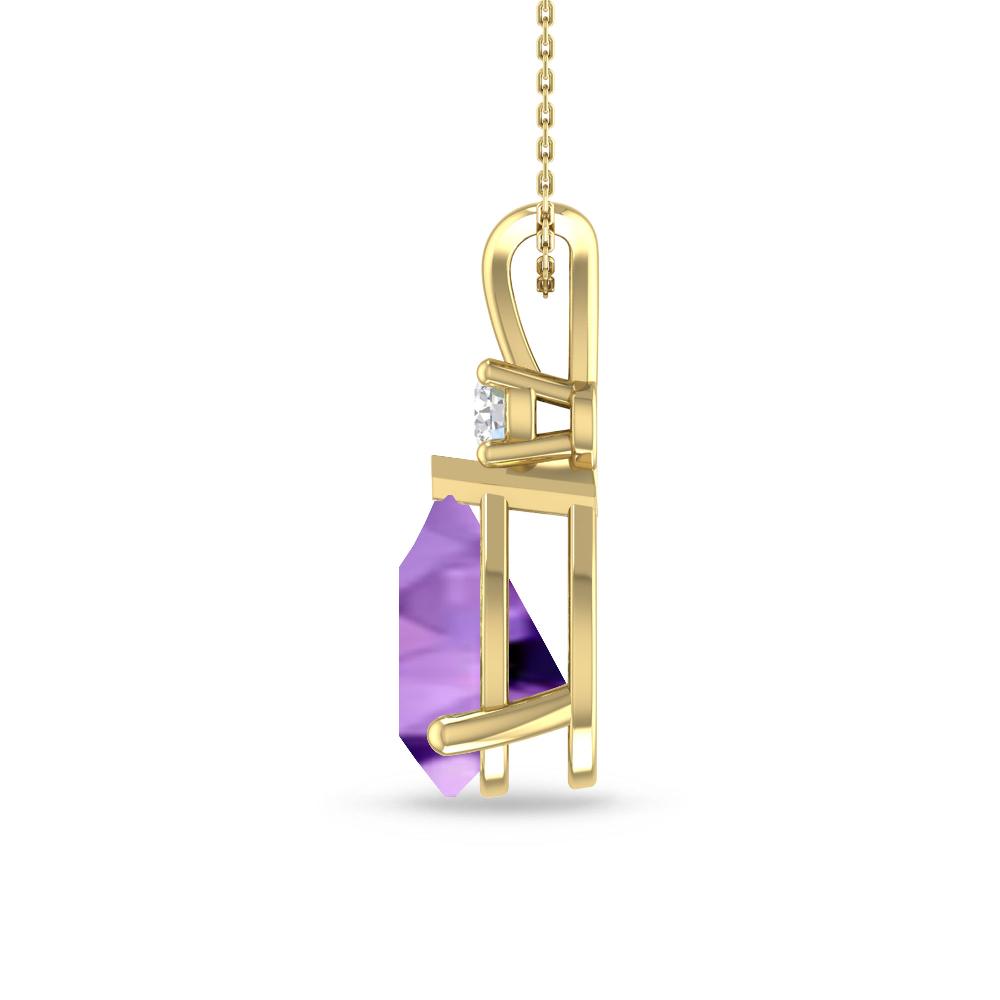 Yellow Gold - Amethyst
