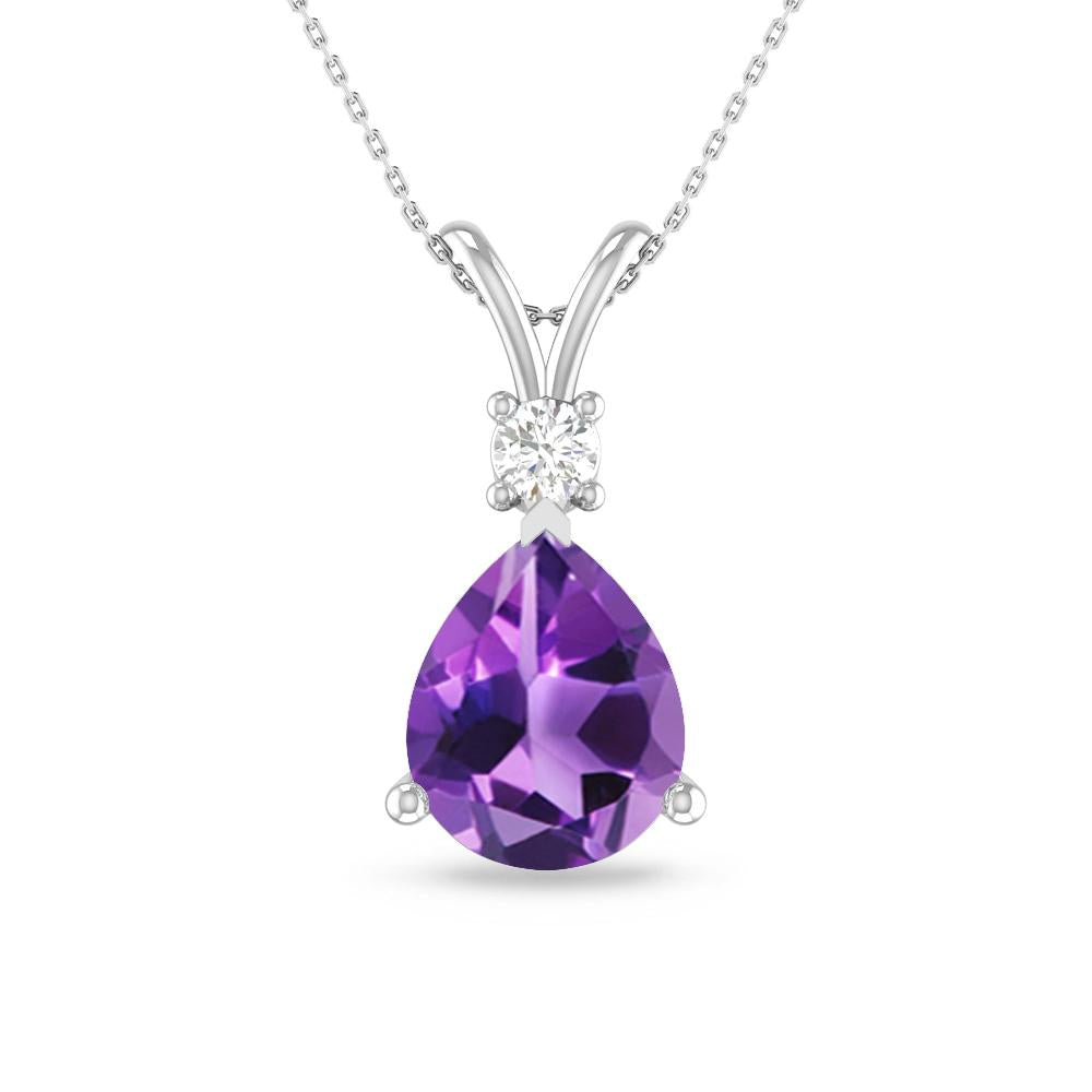 White Gold - Amethyst