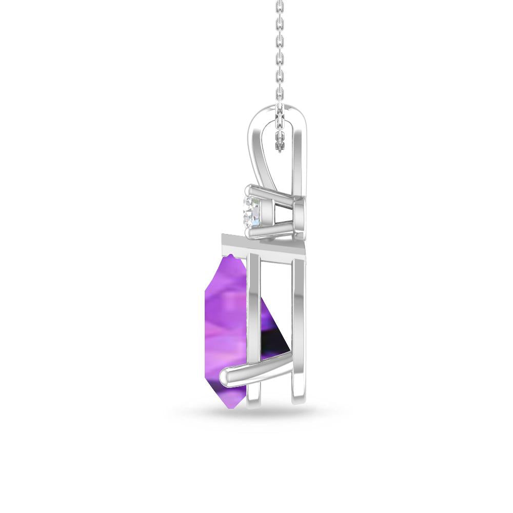 White Gold - Amethyst