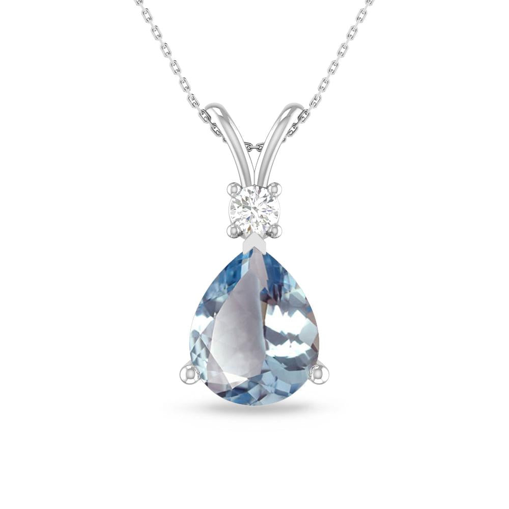 White Gold - Aquamarine