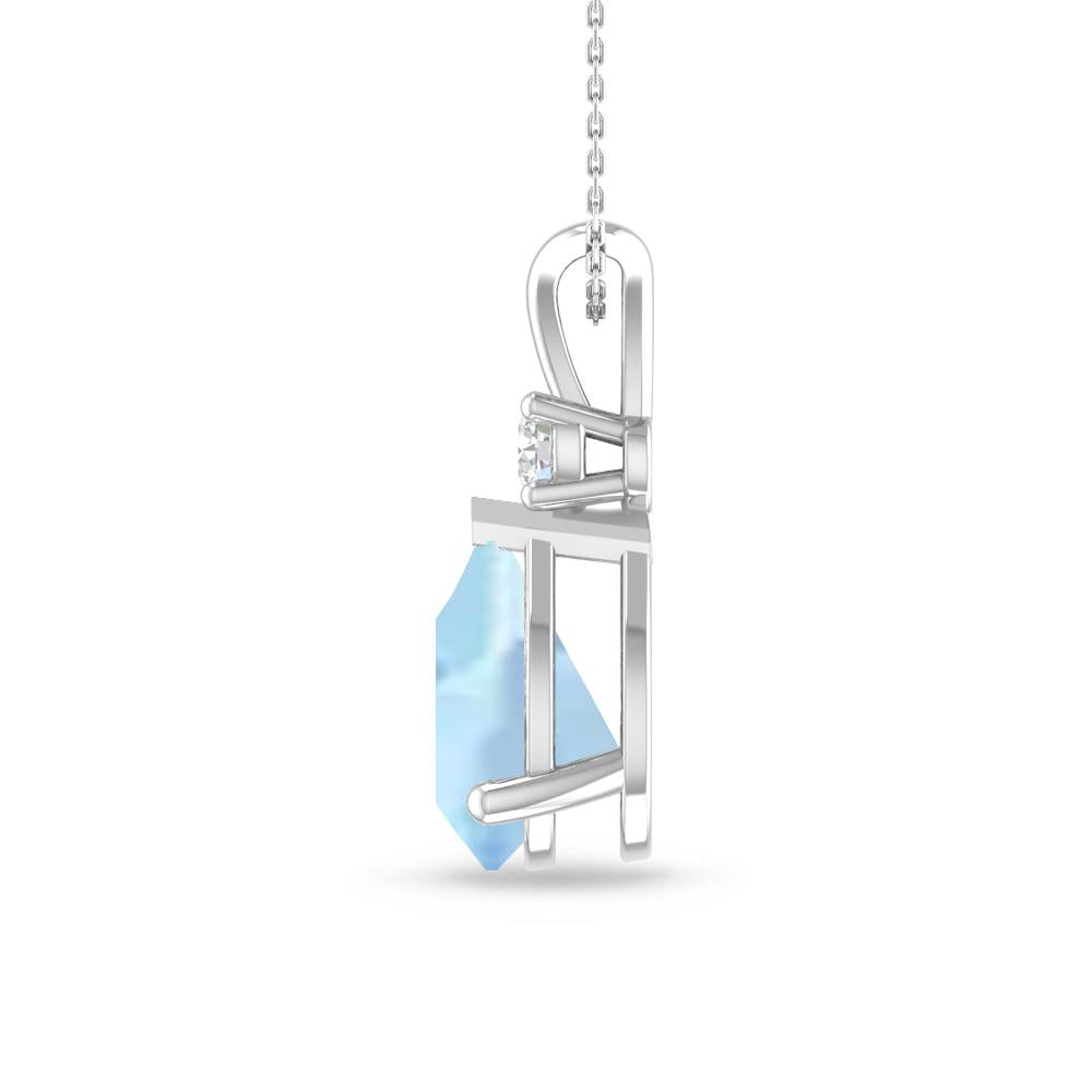 White Gold - Aquamarine