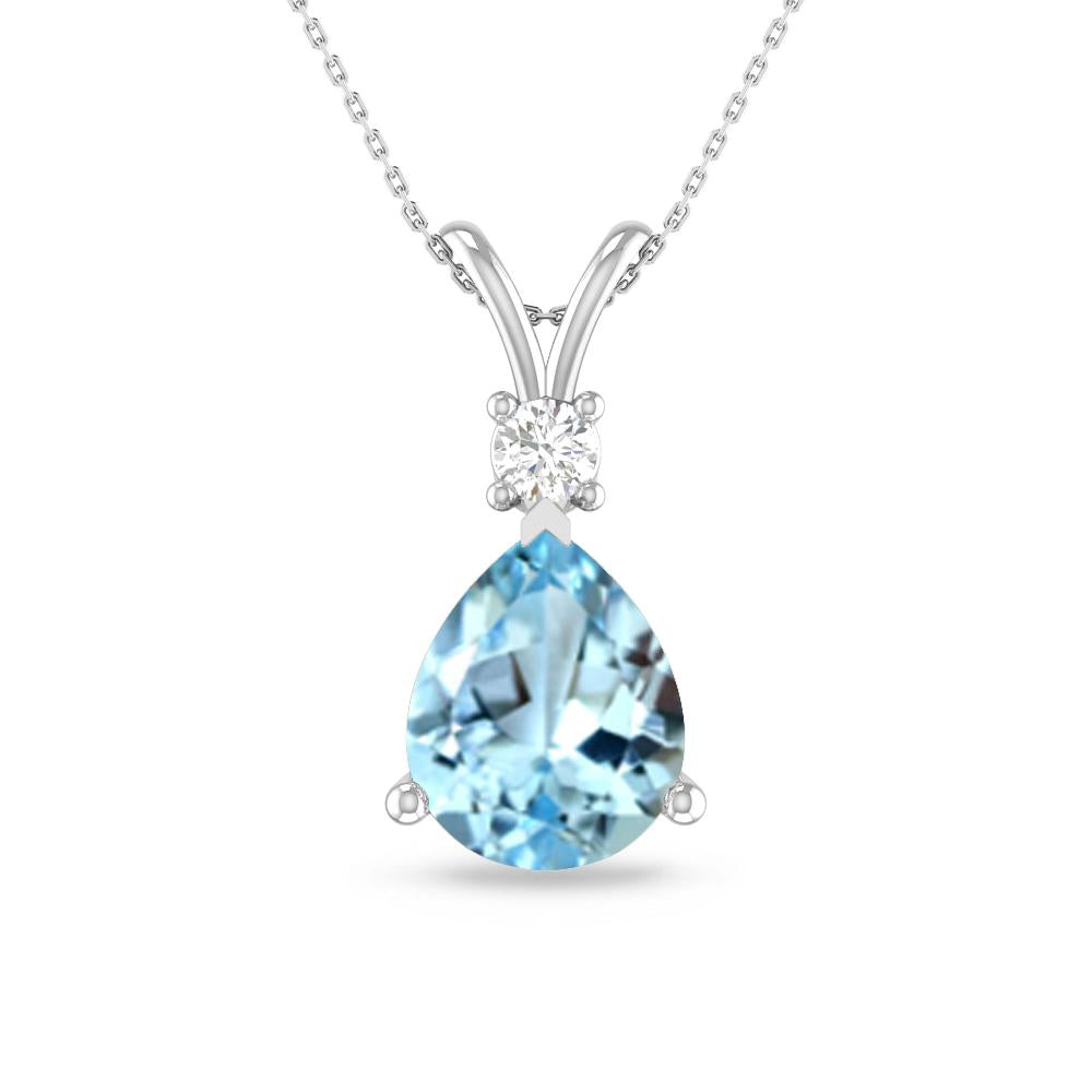White Gold - Aquamarine