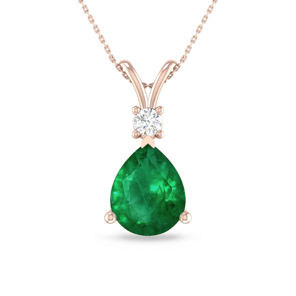 Rose Gold - Emerald