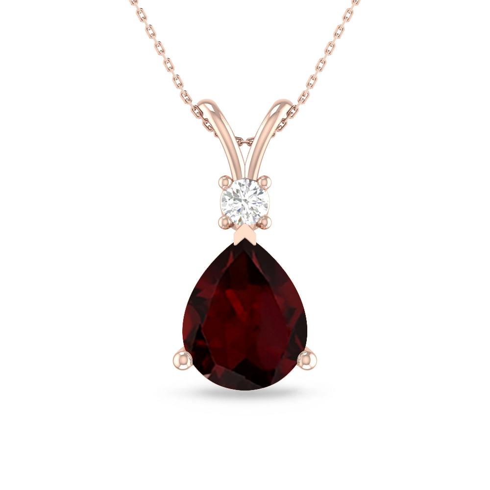 Rose Gold - Garnet