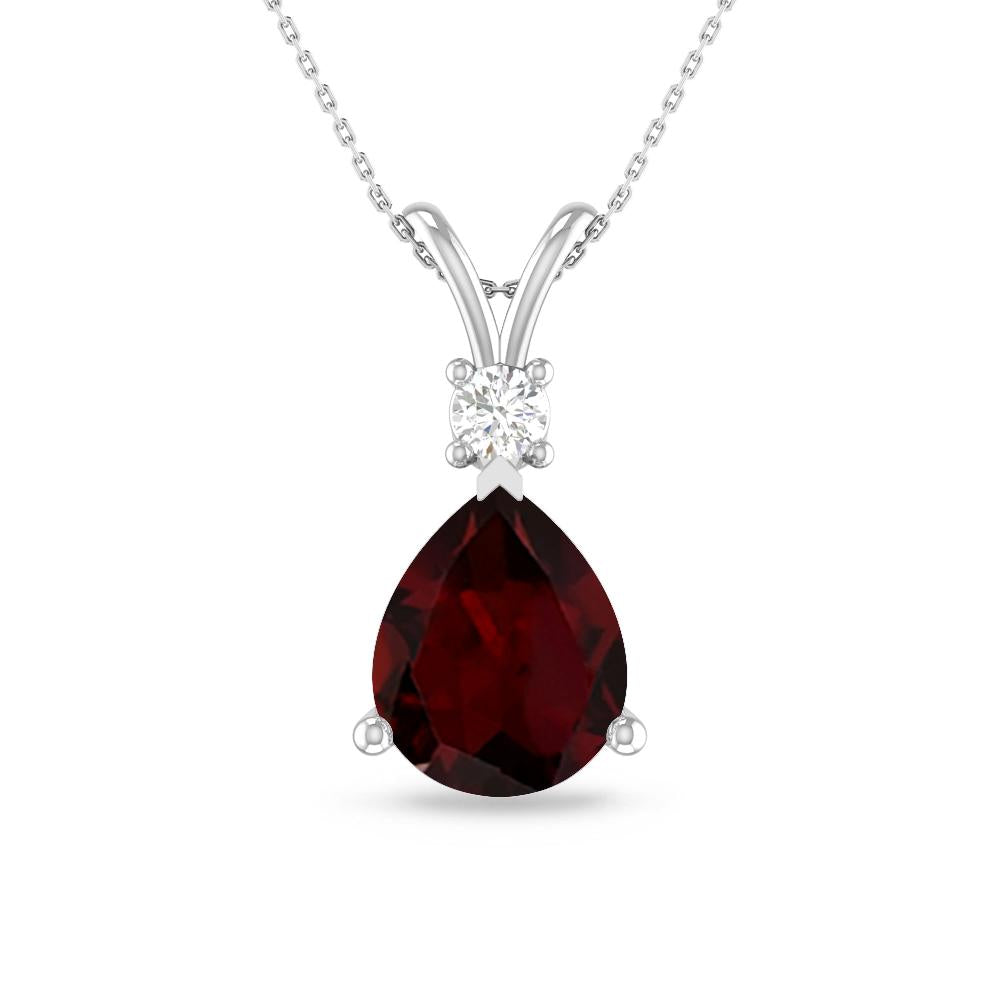 White Gold - Garnet