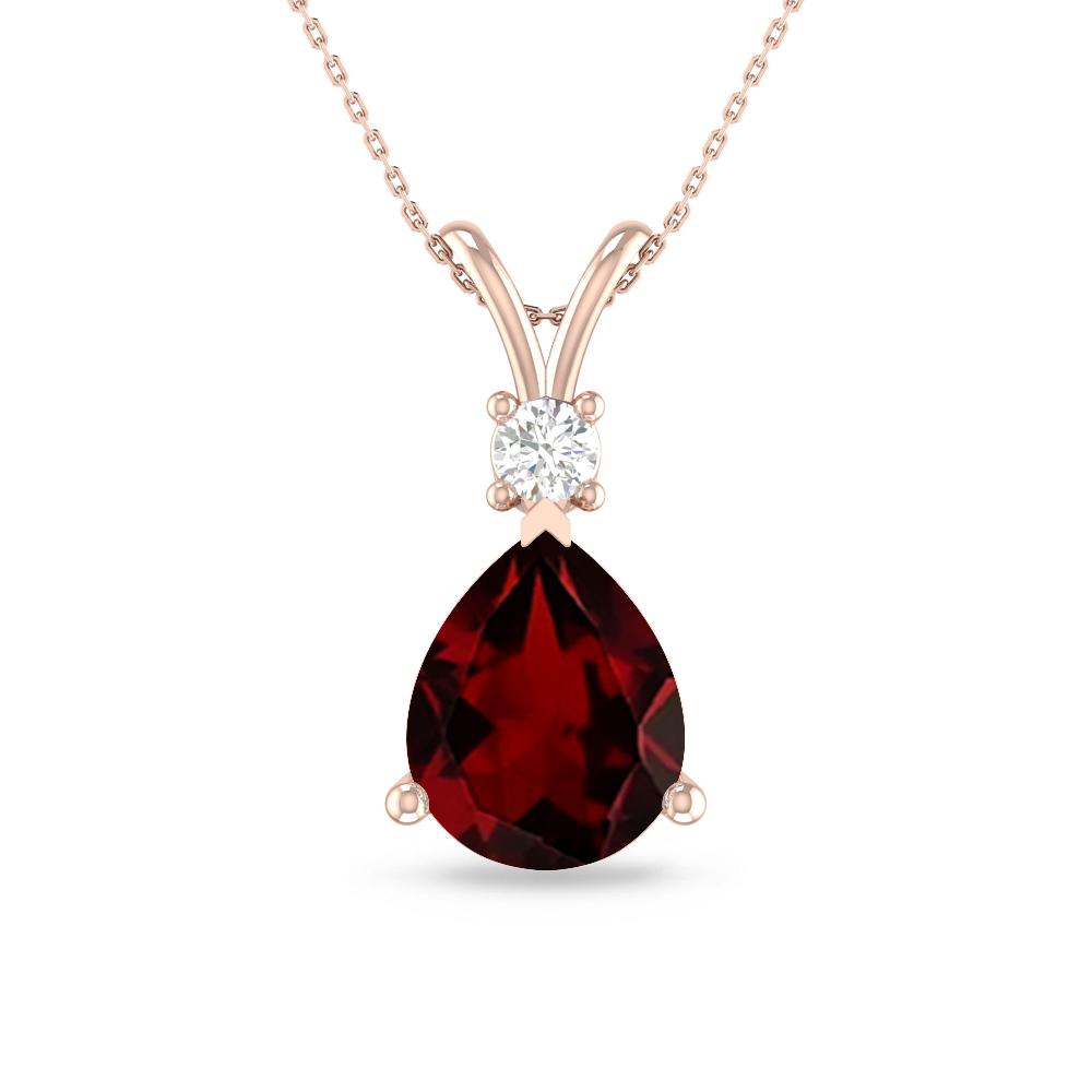 Rose Gold - Garnet
