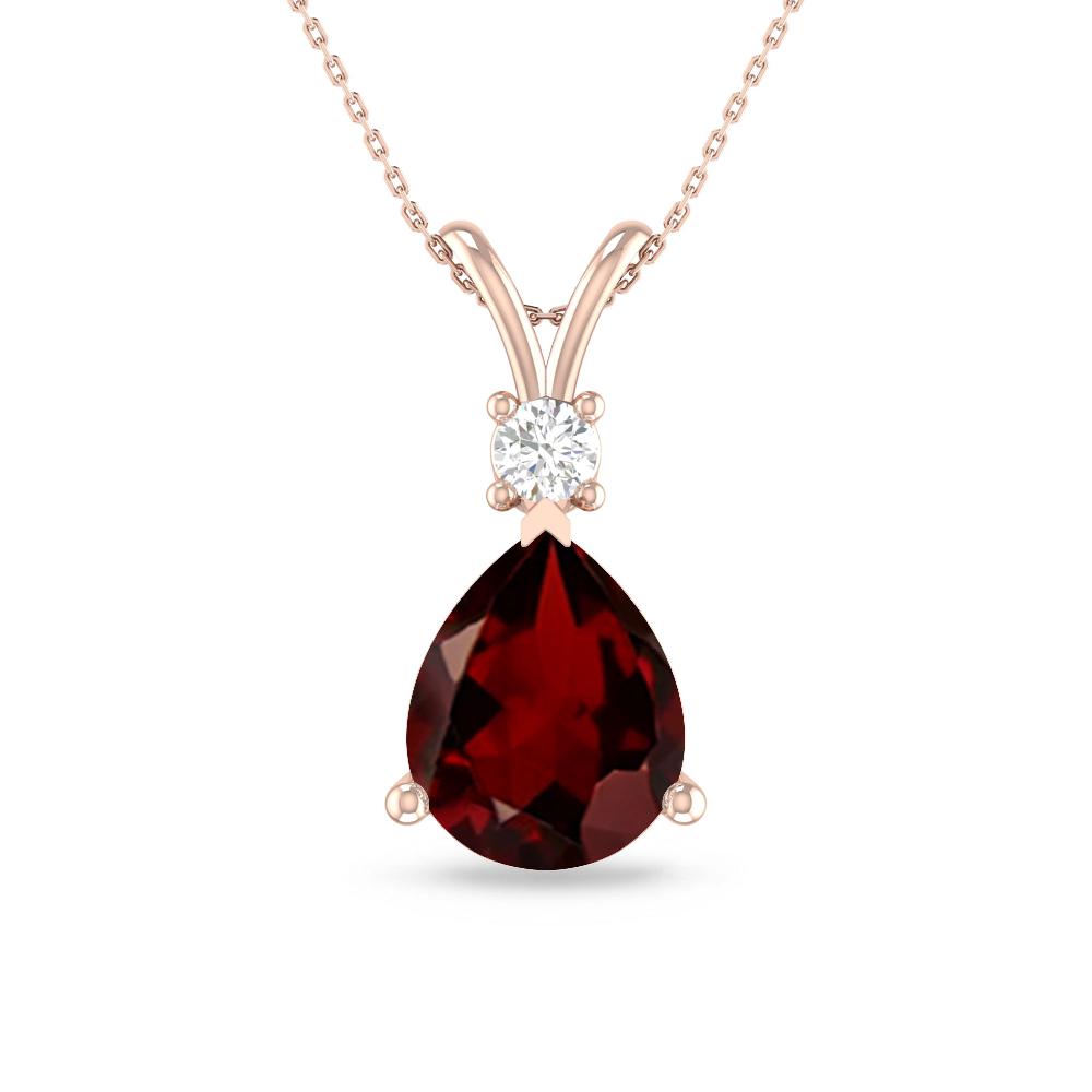 Rose Gold - Garnet