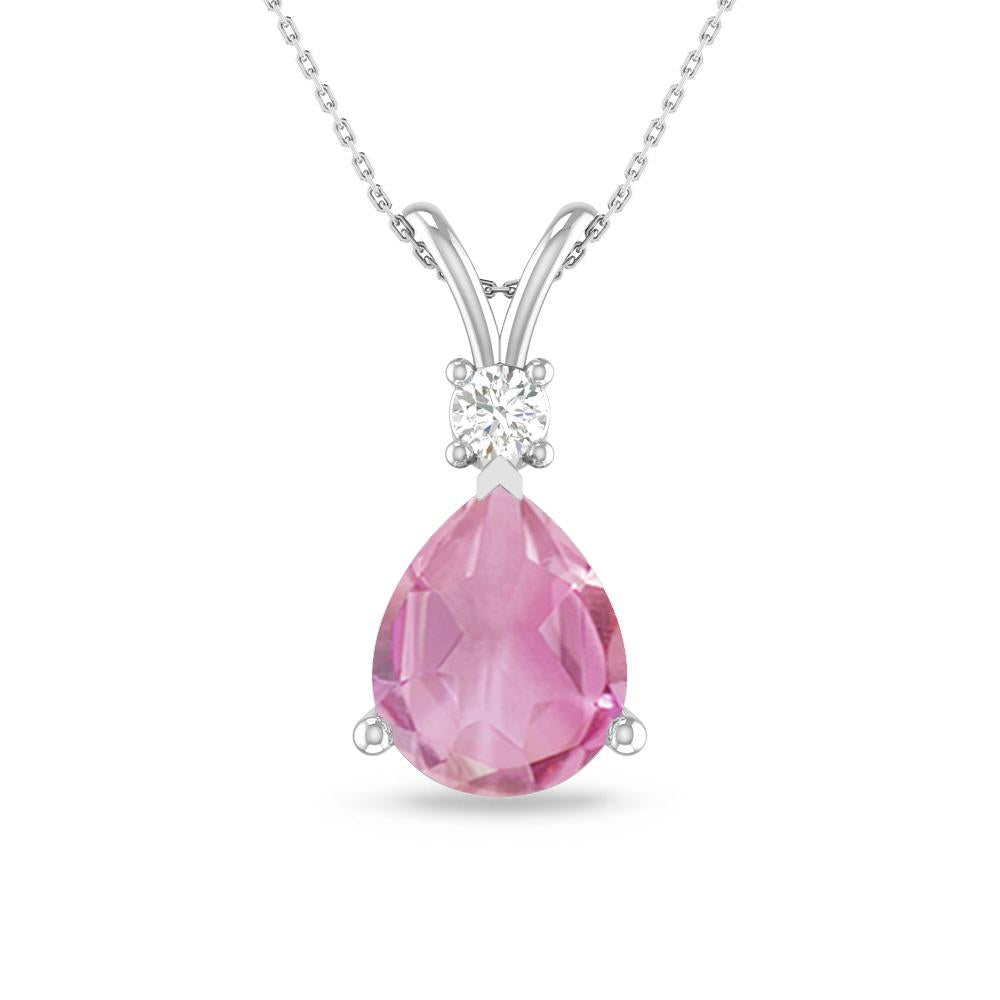 White Gold - Pink Tourmaline