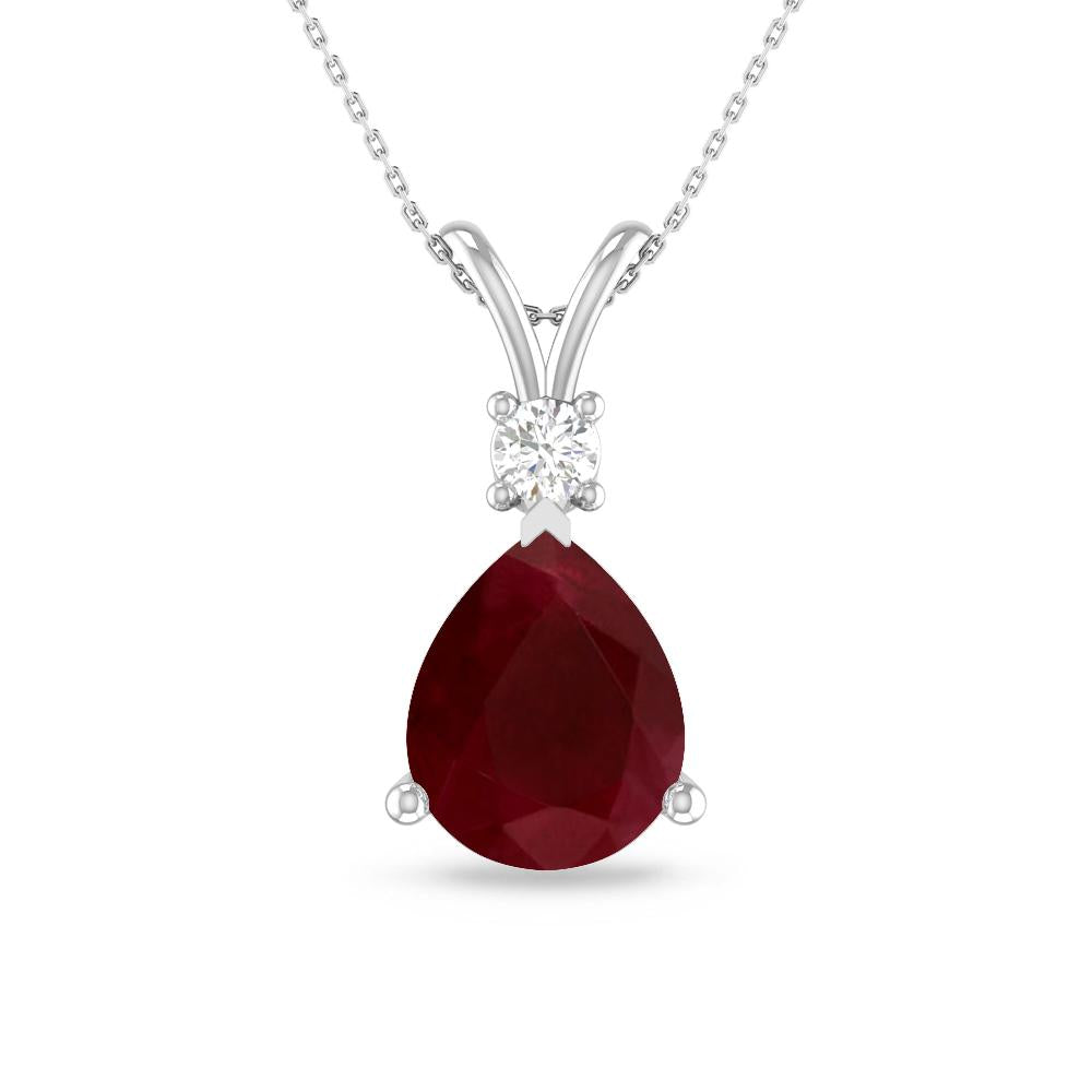 White Gold - Ruby