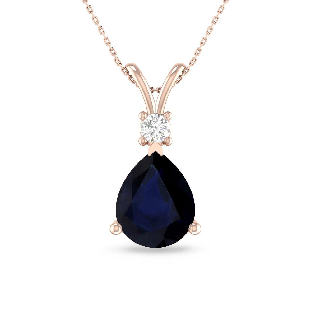 Rose Gold - Sapphire