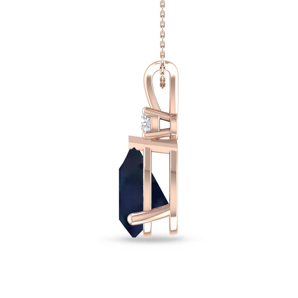 Rose Gold - Sapphire