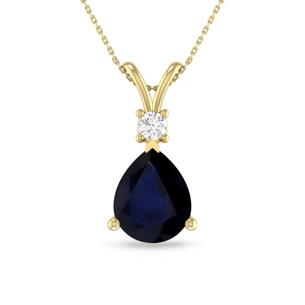 Yellow Gold - Sapphire