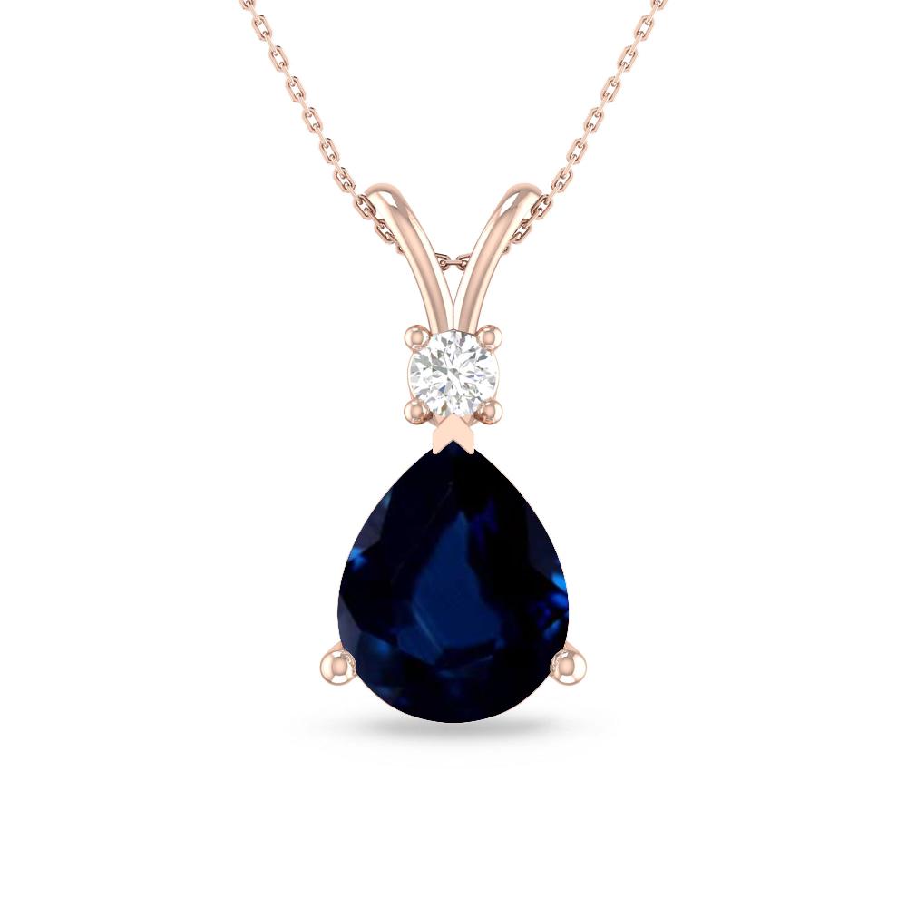 Rose Gold - Sapphire