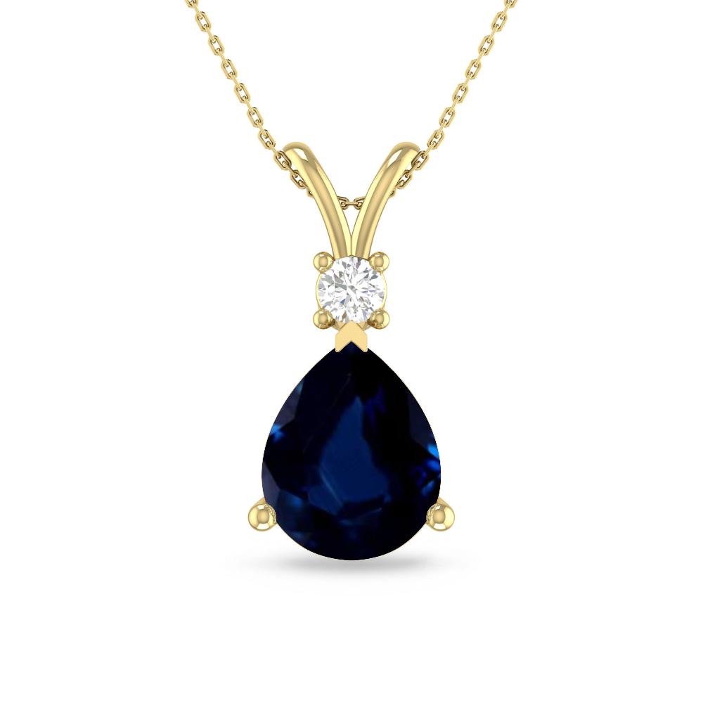 Yellow Gold - Sapphire