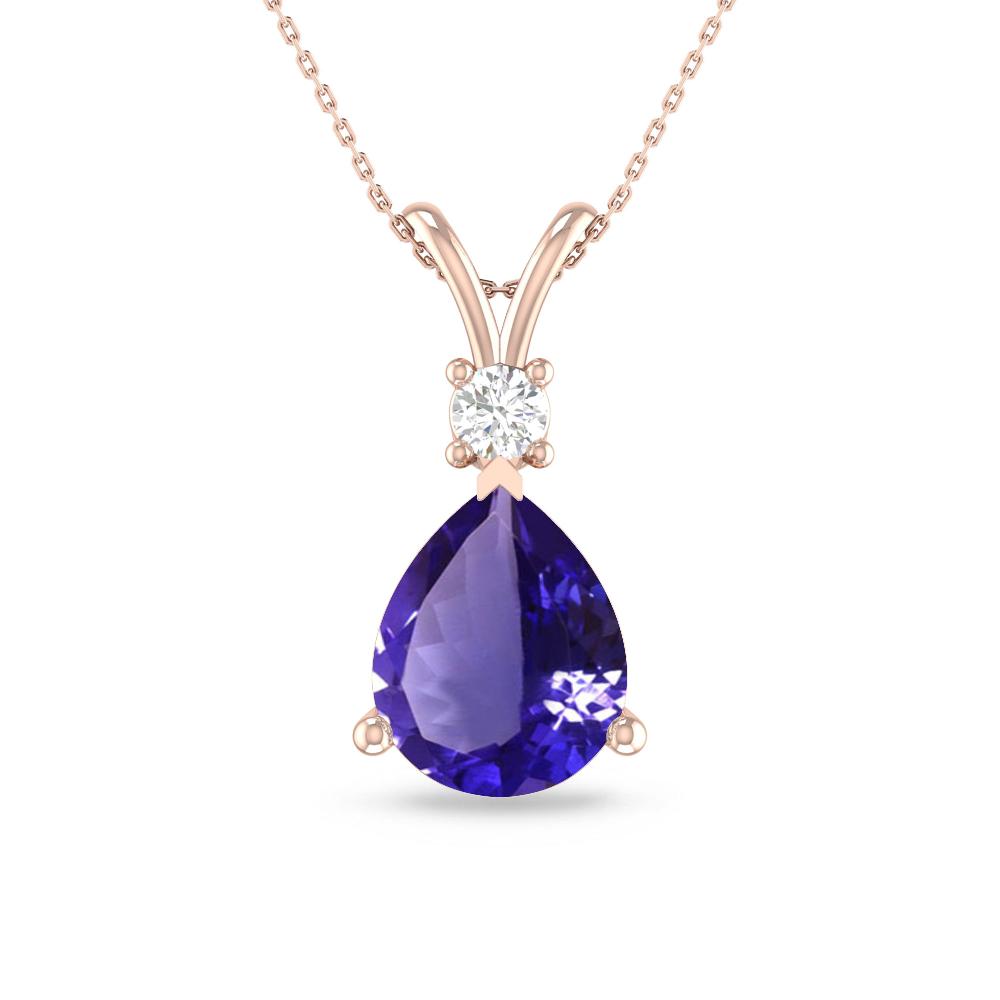 Rose Gold - Tanzanite