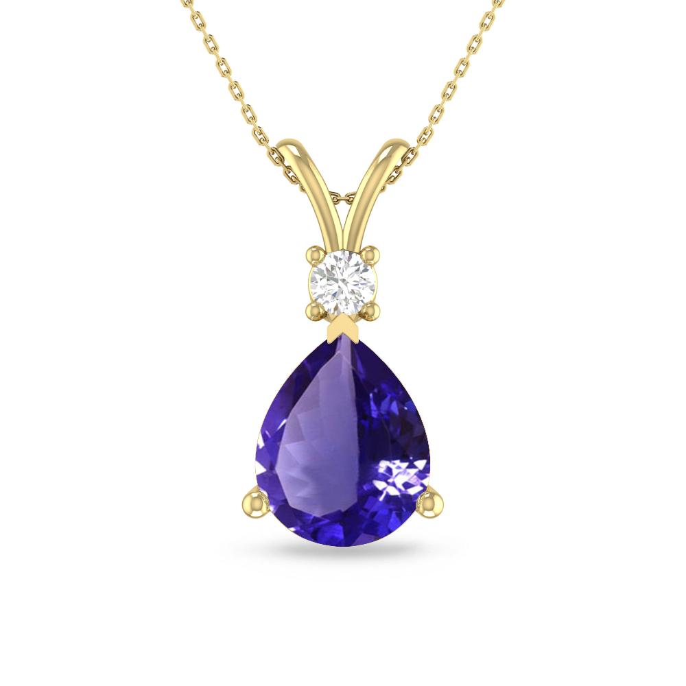 Yellow Gold - Tanzanite