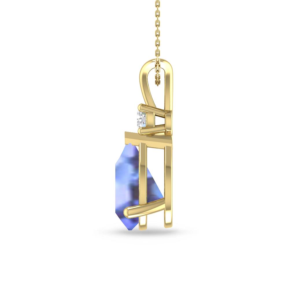 Yellow Gold - Tanzanite