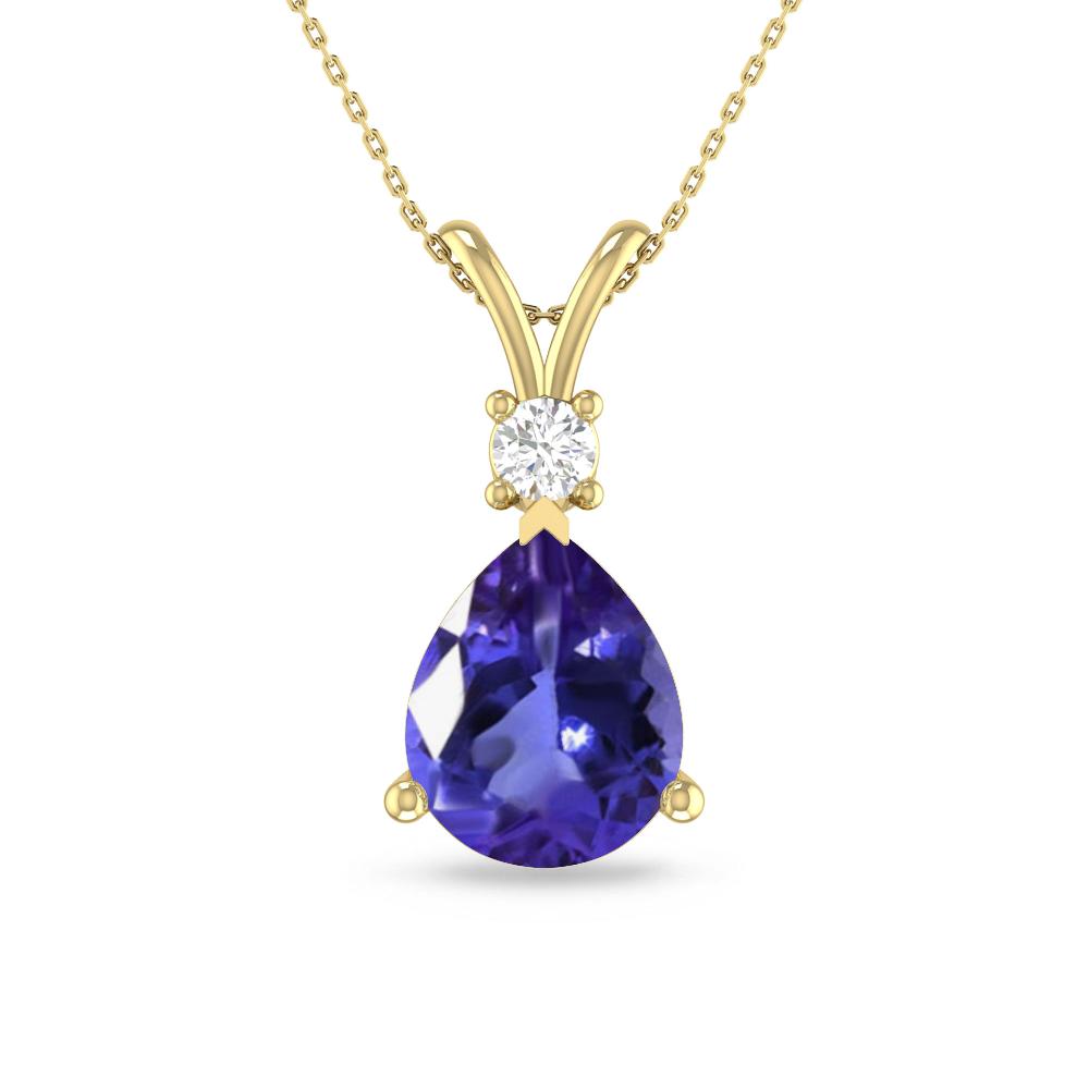 Yellow Gold - Tanzanite