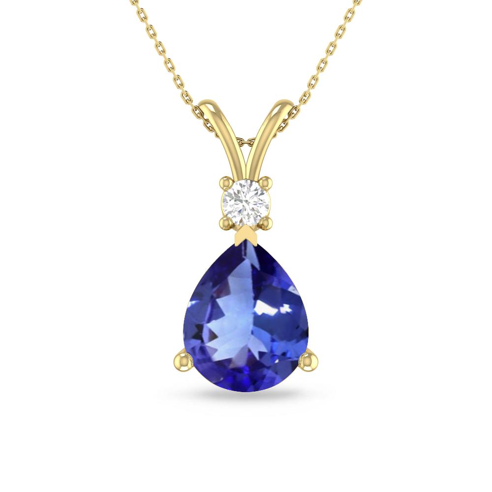 Yellow Gold - Tanzanite