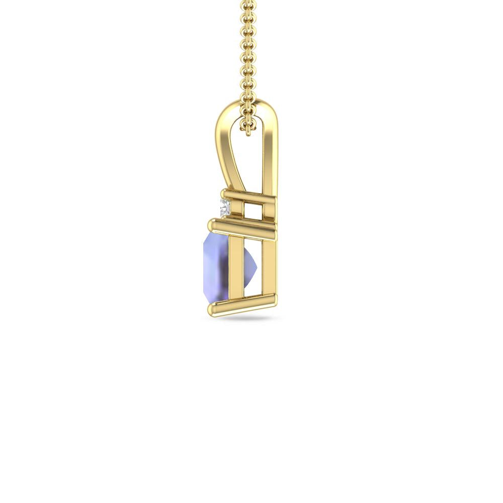 Yellow Gold - Tanzanite