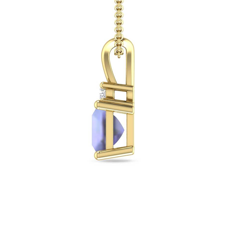 Yellow Gold - Tanzanite