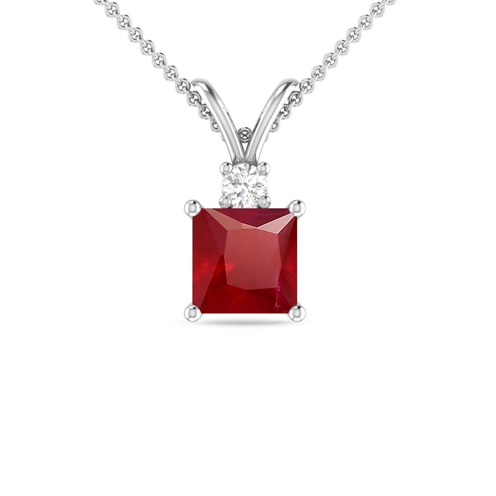 White Gold - Ruby
